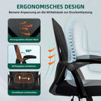 Bürostuhl Bürostuhl mit klappbaren Armlehnen,Ergonomischer Bürostuhl