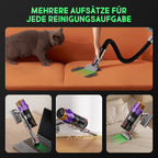Akku-Hand-und Stielstaubsauger Akku Staubsauger,80000pa Akkusauger,70Min/2L