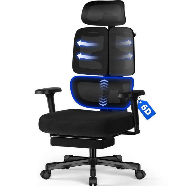 Bürostuhl Bürostuhl, Chefsessel, ergonomischer Schreibtischstuhl, atmungsaktiv Hover Image