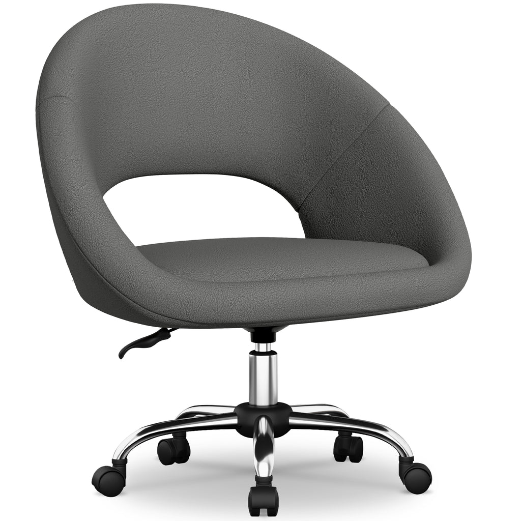 Bürostuhl Schminkstuhl,Homeoffice Stuhl mit Armlehnen,Drehstuhl mit Rrollen