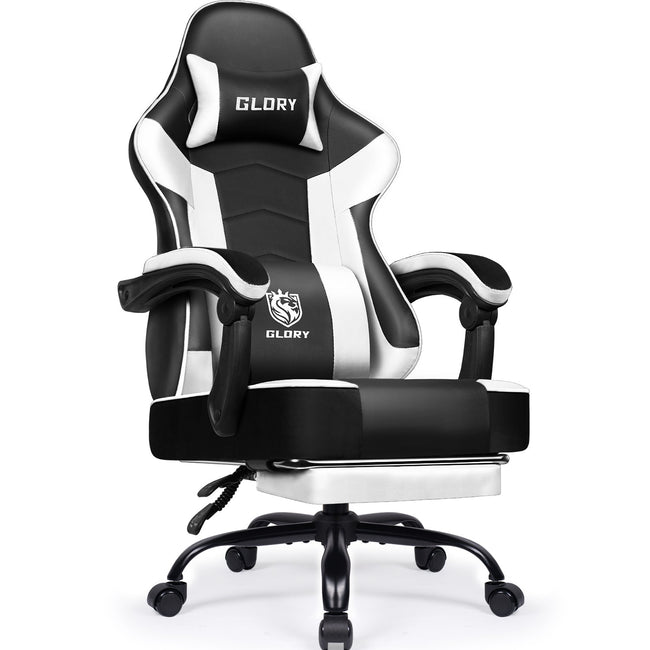 Gaming-Stuhl Gaming Stuhl, Bürostuhl Ergonomisch Wippfunktion bis zu 170° Hover Image