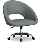 Bürostuhl Schminkstuhl,Homeoffice Stuhl mit Armlehnen,Drehstuhl mit Rrollen