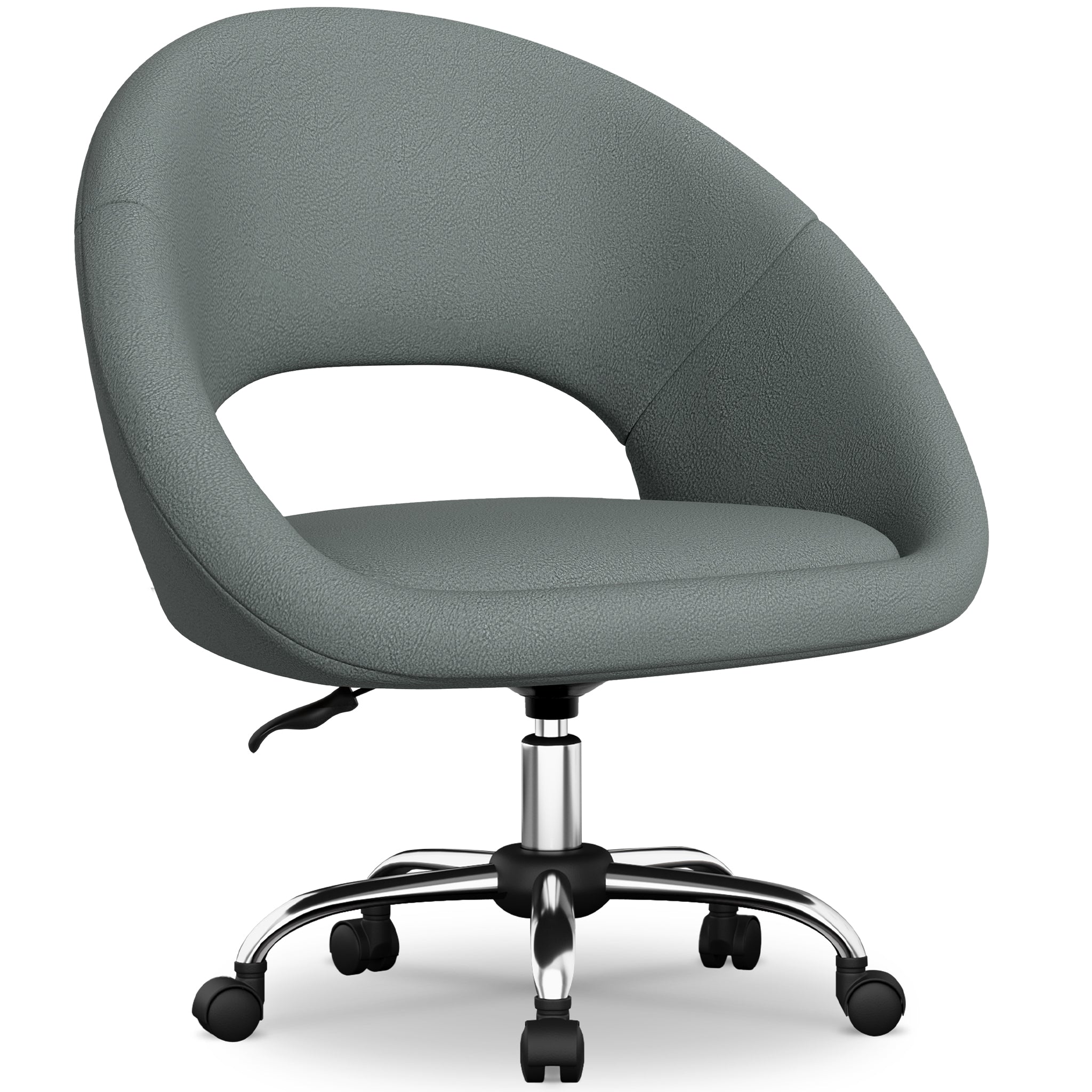 Bürostuhl Schminkstuhl,Homeoffice Stuhl mit Armlehnen,Drehstuhl mit Rrollen