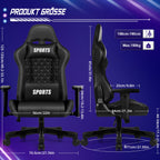 Gaming-Stuhl Ergonomischer Gaming Stuhl, Gaming Stuhl 150kg