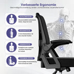 Bürostuhl Bürostuhl,Chefsessel aus Mesh,Ergonomischer Schreibtischstuhl