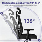 Bürostuhl Bürostuhl, Ergonomischer Schreibtischstuhl, Drehstuhl, Chefsessel