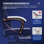 Gaming-Stuhl Gaming Stuhl, Bürostuhl Ergonomisch Wippfunktion bis zu 170°