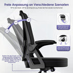 Bürostuhl Bürostuhl,Chefsessel aus Mesh,Ergonomischer Schreibtischstuhl