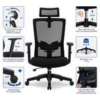 Bürostuhl Bürostuhl, Chefsessel, Ergonomischer Schreibtischstuhl, Computerstuhl
