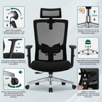 Bürostuhl Ergonomischer Bürostuhl, Schreibtischstuhl Chefsessel