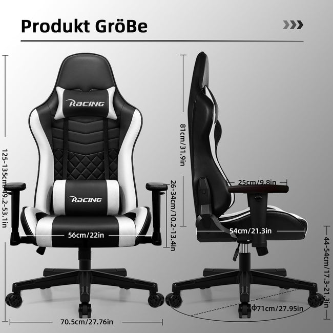 Gaming-Stuhl Ergonomischer Gaming Stuhl mit Gepolstertem Sitz Main Image