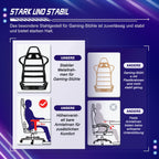 Gaming-Stuhl Ergonomischer Gaming Stuhl, Gaming Stuhl 150kg
