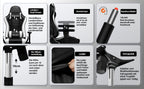 Gaming-Stuhl Ergonomischer Gaming Stuhl mit Gepolstertem Sitz