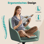 Bürostuhl Homeoffice Stuhl,Schminkstuhl mit Armlehnen und Rollen